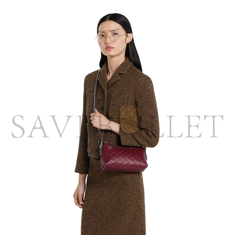 G*u*i gg emblem small shoulder bag 847450 (22*14*8cm)